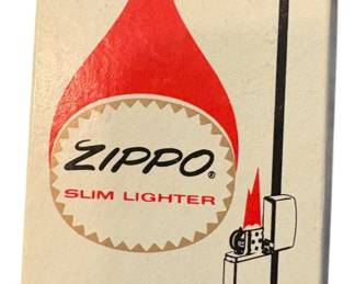 Vintage Zippo Slim Lighter