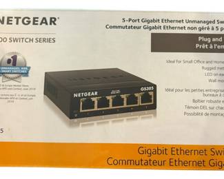 NEW Netgear 5Port Gigabit Ethernet Switch