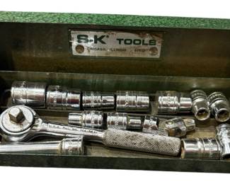 Vintage SK Tools 14 Inch Socket Set