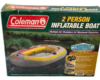 Coleman 2 Person Inflatable Boat WOars