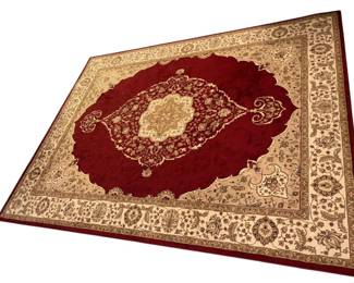 Bazaar Emy Red Ivory Area Rug