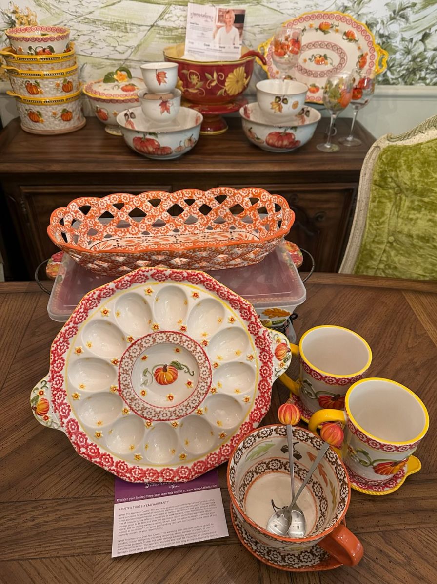 Temptation QVC dinnerware