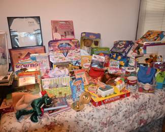 tons of Toys and games, puzzles