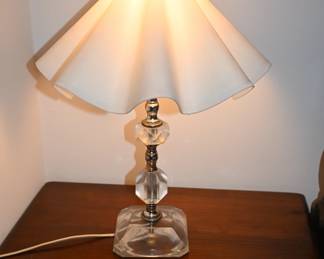 Crystal glass lamp