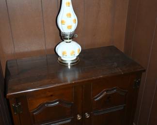 Rock maple chest side accent Cabinet