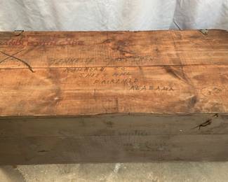 Old Wooden Tool Trunk