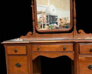 Vintage Wooden Dressing Table