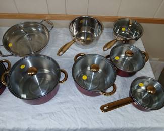 Assorted cookware