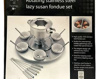 New Stainless Steel Fondue Set