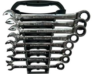 Ratcheting Combination SAE Wrench Set