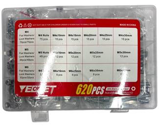 YEGET 304 Stainless Steel Nuts and Bolts