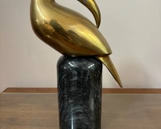 Brass and Marble Sculpture