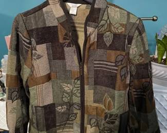 Brown Embroidered Jacket