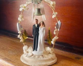 1940s Wedding Cake Topper
