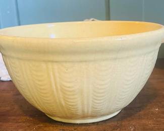 1930s Yellow Mixing Bowl