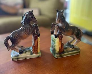 1950s Horse Bookends