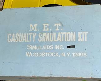 Vintage Medical Emergency Training Kit