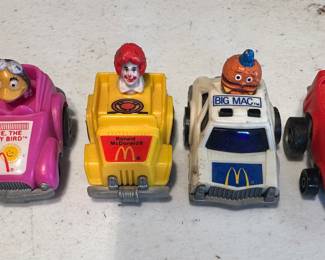 McDonalds Fast Back Pull Back Cars
