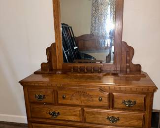 Athens Furniture Dresser with Mirror