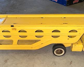 Tonka Steel Yellow Car Carrier
