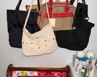 Purses; Tote Bags; Afghan; Throw Blankets; Quilt Rack