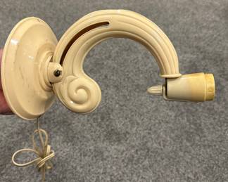 Vintage Art Deco Tilting Wall Sconce Light