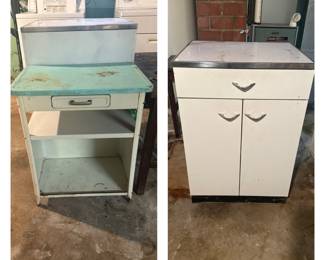 Vintage Metal Utility Cabinets