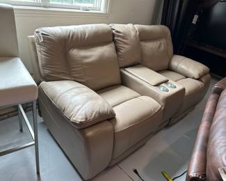Leather Loveseat