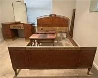 Art Deco Bedroom Furniture Set, Circa 1930s