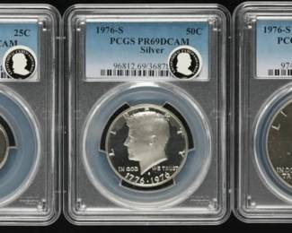 1976-S Silver Bicentennial Coin Set PCGS PR69DCAM