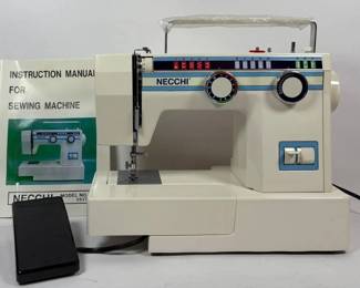 Necchi Model 3537 Sewing Machine with Manual