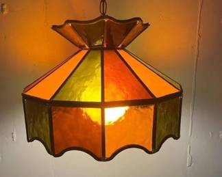 Tiffany-Style Pendant Stained Glass Shade