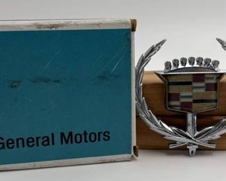 General Motors Cadillac Emblem With Box