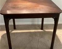 Vintage Solid Mahogany Drop-Leaf Table