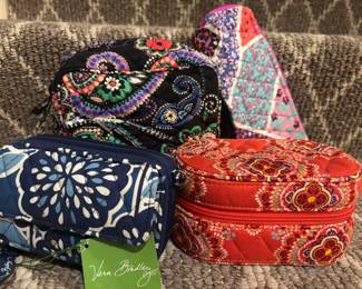 Vera Bradley makeup/jewelry bags