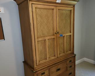 Armoire/TV cabinet. By Lexington Furniture, Nautical Series. Located on 2nd floor, 2 PIECE. $50.00