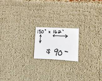 Area rug detail. DISREGARD PRICE ON CARD. Price is $40.00