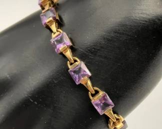 Amethyst Tennis Bracelet