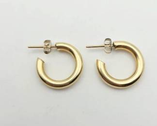 14K Gold Hoop Earrings