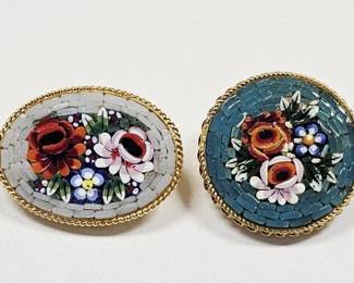 Italian Micro Mosiac Pins