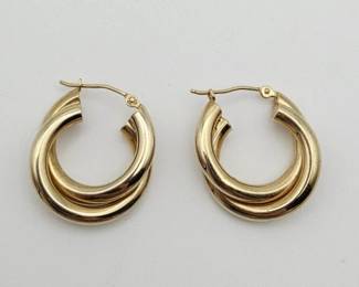 Gold Hoop Earrings