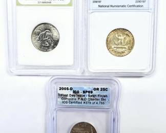 2008-P Alaska 20005-D Oregon 1963 Type B Reverse