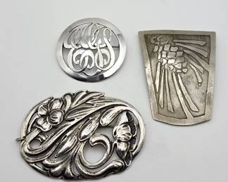 Sterling Silver Brooches