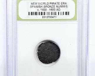 New World Pirate Era Spanish Bronze Nummis