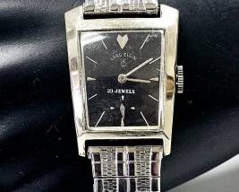 Vintage 14K Gold Fille Lord Elgin 23 Jewel Watch