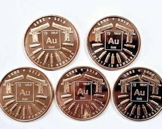 5 Safety in Numbers 1 OZ .999 Copper Coins