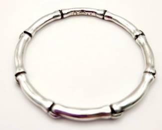 Sterling Bamboo Bangle