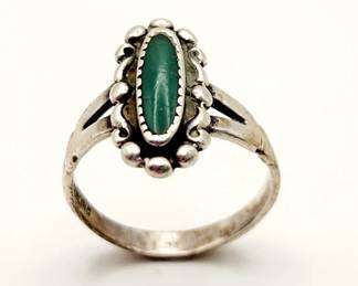 Green Turquoise Ring