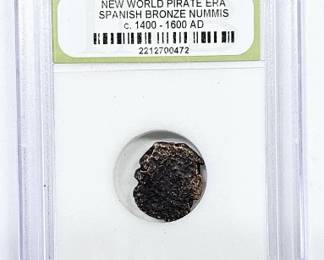 New World Pirate Era Spanish Bronze Nummis