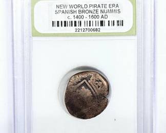 New World Pirate Era Spanish Bronze Nummis